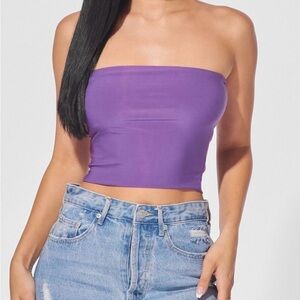 NWT Better Be Purple Tube Top